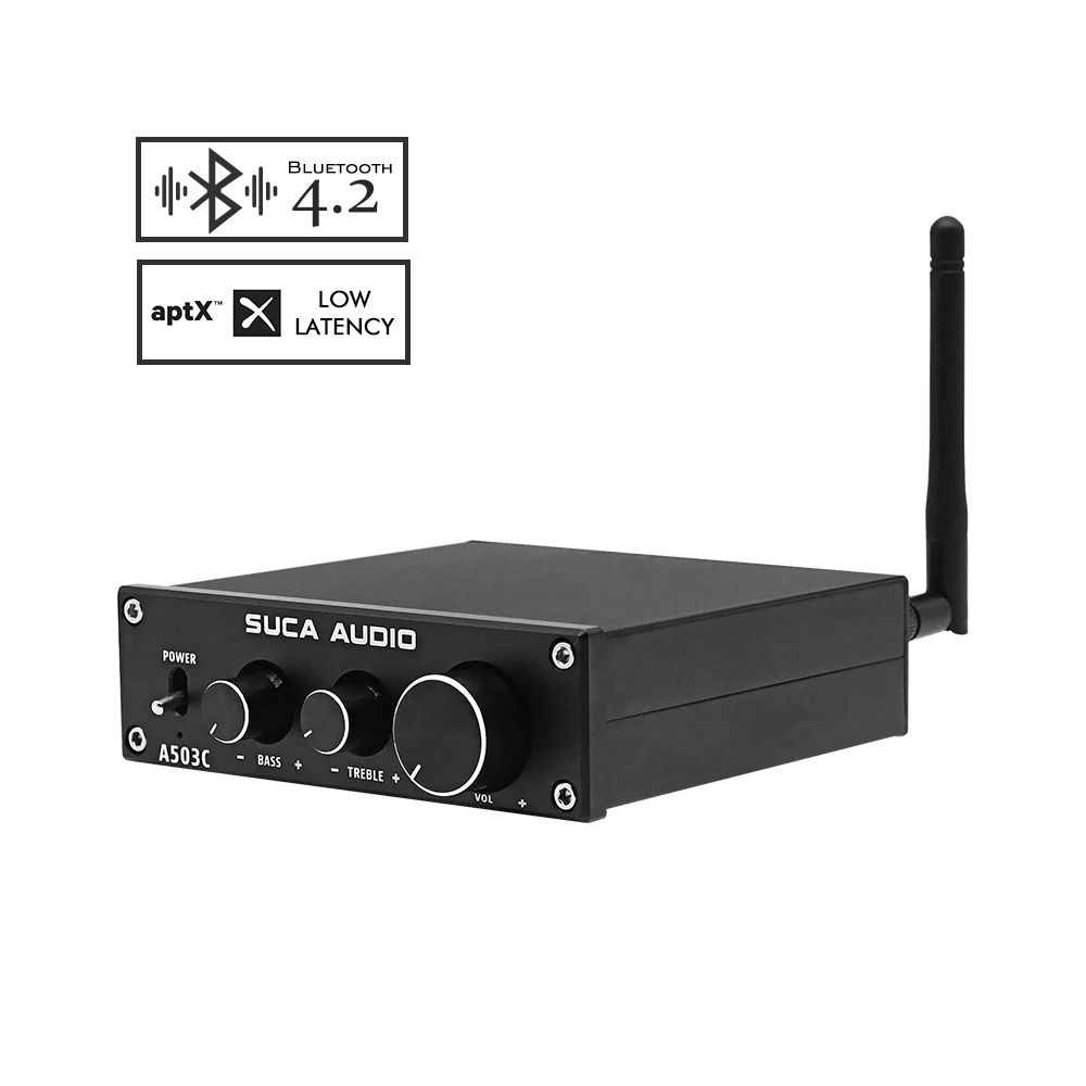 Усилитель звука двойной TPA3116D2 Bluetooth APTX цифровой усилитель мощности 2 1 50Wx2 + 100 Вт Hi Fi