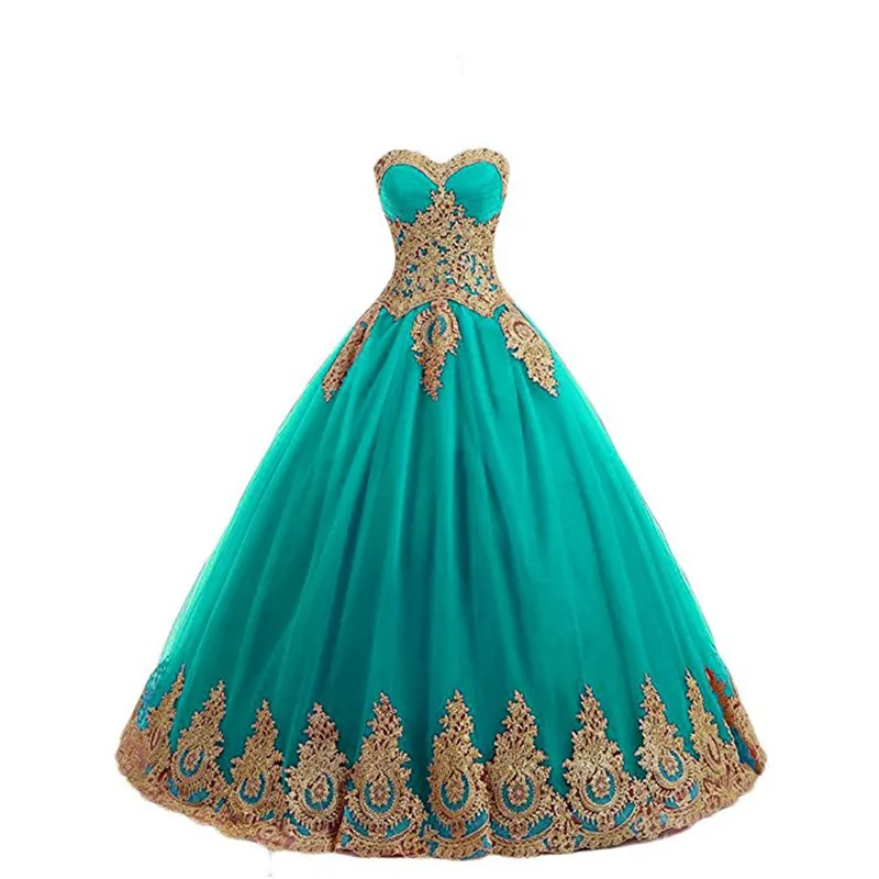 Gardlilac кружево Аппликация золотого цвета бальное платье без бретелек Quinceanera платье с открытыми плечами vestido de 15; Возраст;