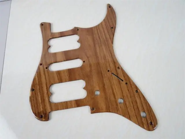 

1 шт. твердая древесина китайской софоры строт гитары HSH Pickguard #1850