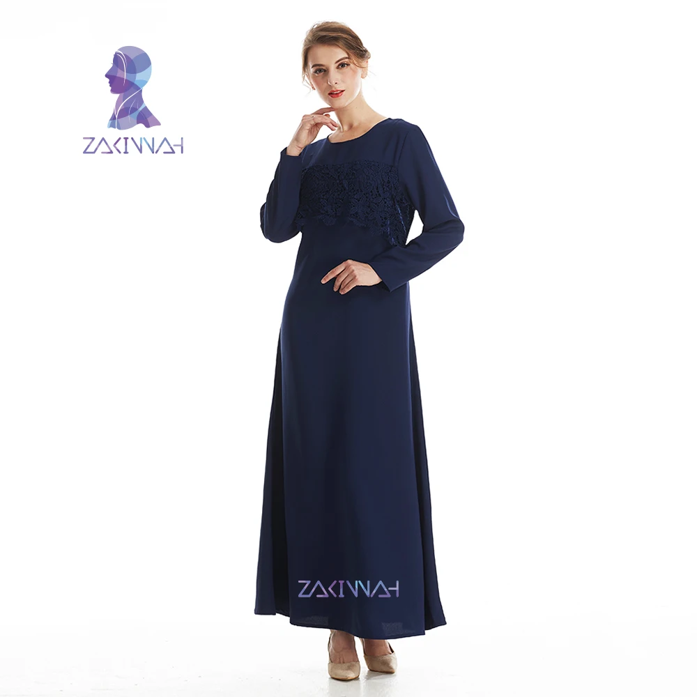 Zakiyyah модная мусульманская абайя одежда для женщин кружево Дубай Абая кафтан