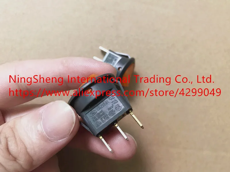 Original new 100% rocker switch SR-06NR 13A 125VAC 6.5A 250VAC warping 3pin with lamp 220V power | Обустройство дома