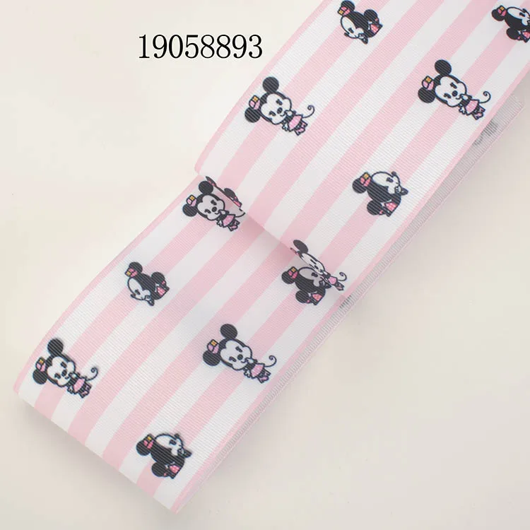 19058893 sales" 75 мм милый мультяшный Микки ленты напечатанные grosgrain ленты 19058893 - Цвет: 19058893