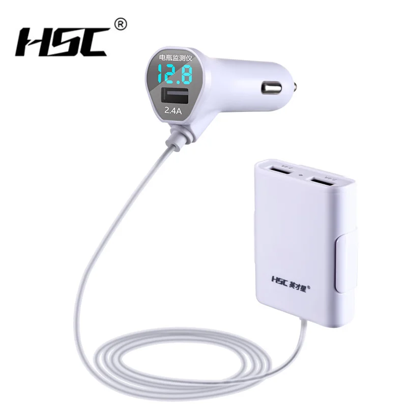 HSC 12 24V Выходное автомобильное зарядное устройство для мобильного телефона