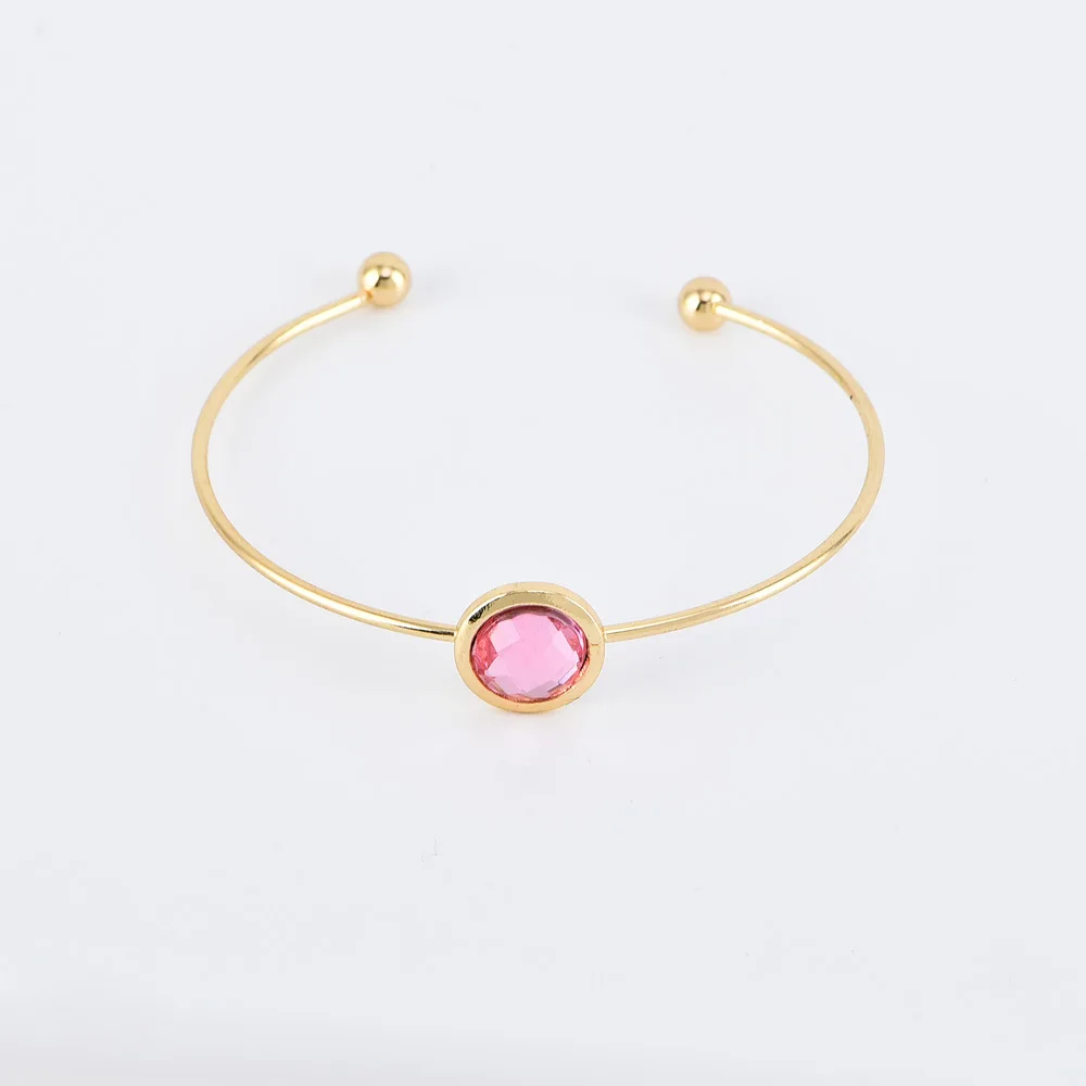 4 шт./компл. модные золотые браслеты в стиле панк геометрический Открытый браслет