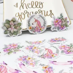 45 шт.упак. канцелярские наклейки Kawaii Алиса: безумие возвращается Кофе дневник планировщик декоративные Мобильный наклейки Скрапбукинг ручные поделки наклейки