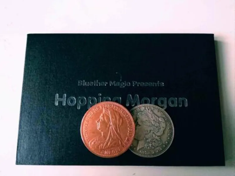 Волшебные фокусы хиппи Морган от Q-волшебные магические монеты появляющиеся