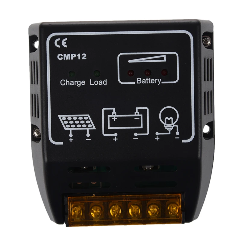 10A 12V Солнечный контроллер заряда Панели солнечные Батарея регулятор надежную