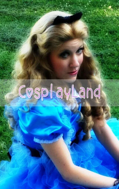 Лолита Алиса в стране чудес модная чайная вечерние платья Косплей Костюм для