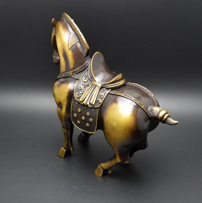 ZSR 509 + легкий знак зодиака лошадь медь фэн шуй Тан Ма медные украшения|ornaments|ornament