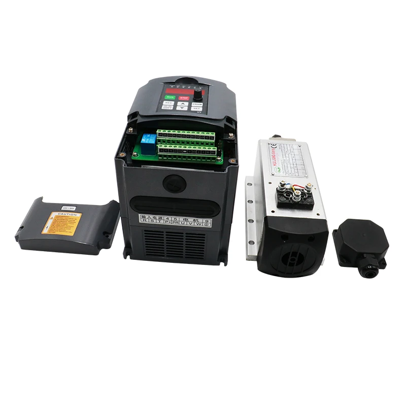 cnc 1.5kw мотор шпинделя с воздушным охлаждением ЧПУ+ 110 В/220 В Инвертор+ er11 цанговый квадратный фрезерный станок шпиндель