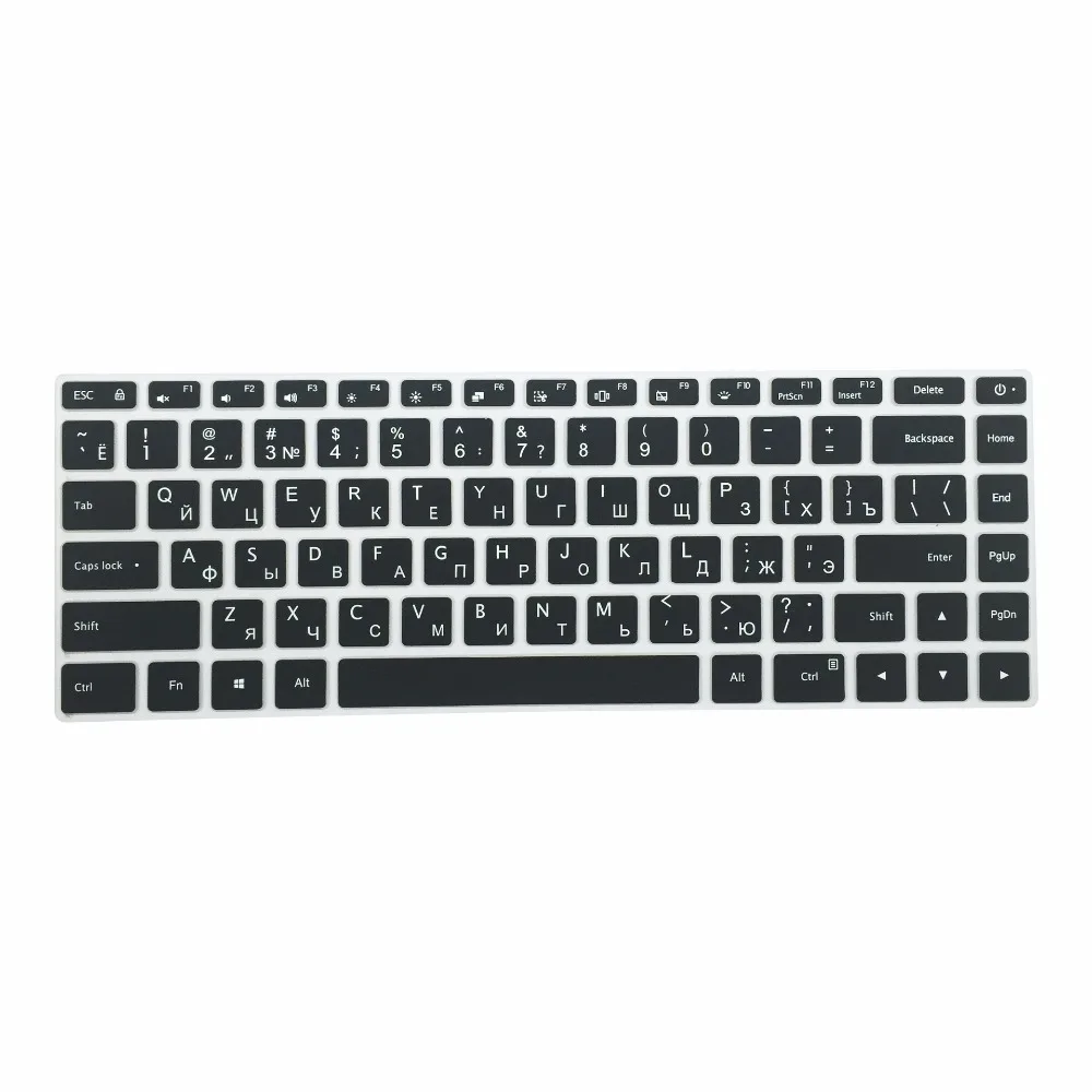 Силиконовая русская/испанская/Французская клавиатура для Xiaomi Air 12 5 13 3 Pro 15 6