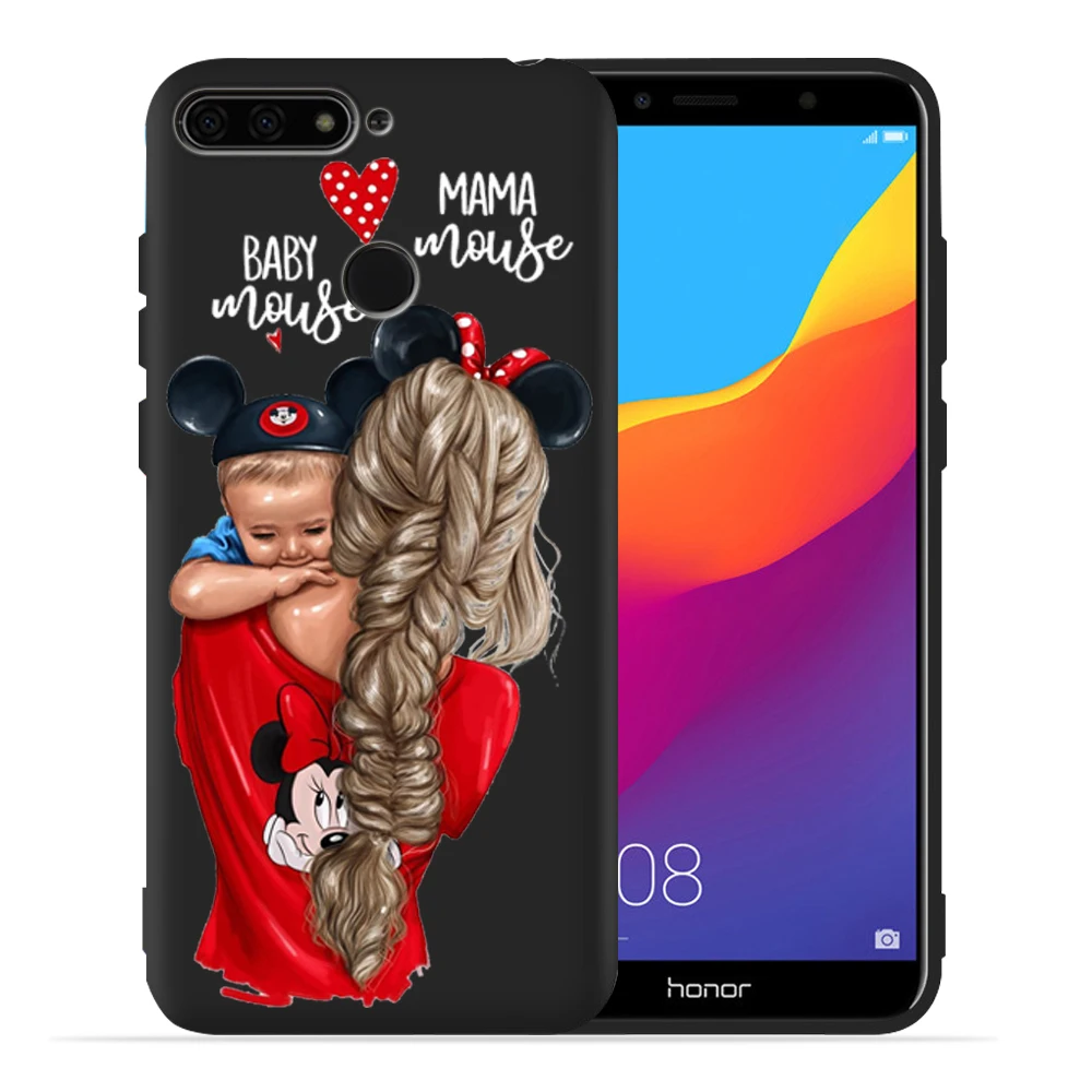 03 Чехол для Huawei Honor 10 Lite, Модный чехол Super Mom, милый детский чехол для Honor 9 Lite 10 9 8 8x 8c 8 Lite, защитный чехол Etui - Цвет: 03