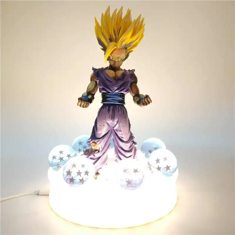 Драконий жемчуг светодиодный базы и Shenron Гоку Гохан Вегета Gogeta DBZ шары с полки Shenron рисунок комплект DBZ Dragonball Коллекционная модель