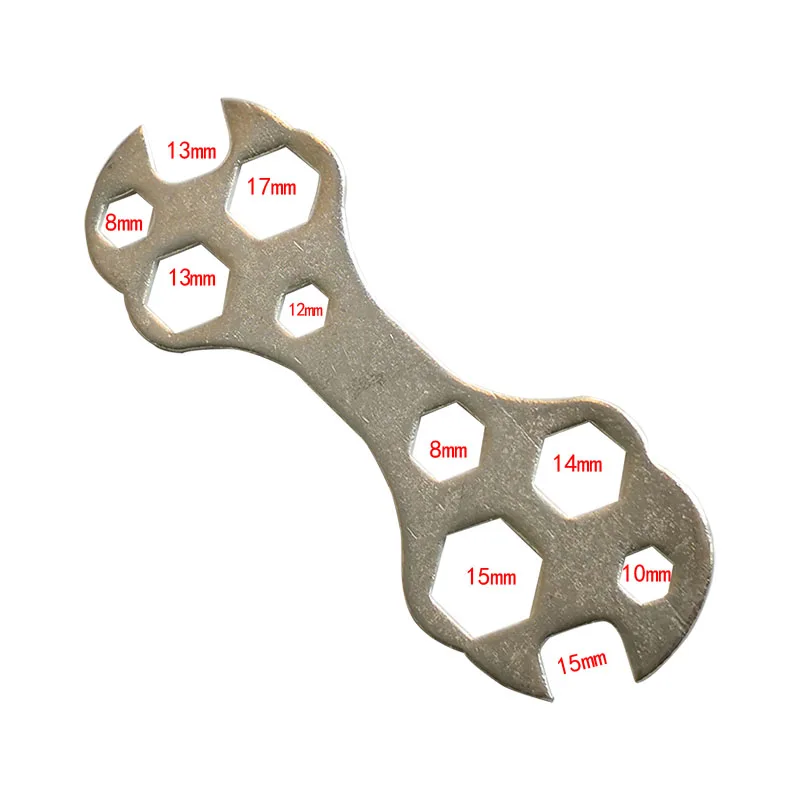 

1PC Multifunction Bike Protable Wrench 8-15MM Hex Wrench Spanner Bicycle Repair Tools