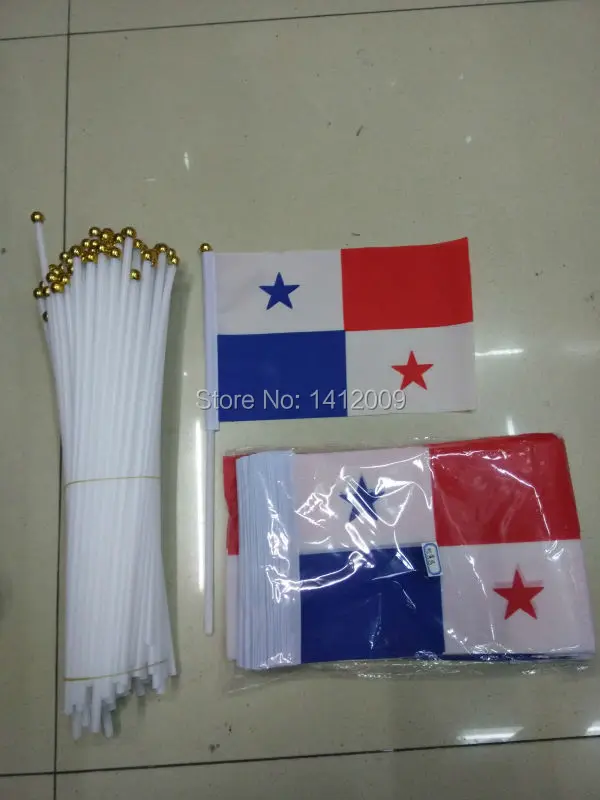 Free Shipping14*21cm Panama National Flag Office/Activity/parade/Festival/Home Decoration New fashion | Дом и сад