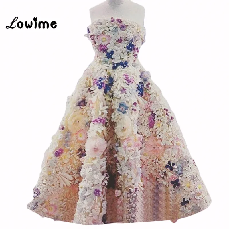 Пикантные короткие Радуга Цветочный платье для выпускного вечера индийский