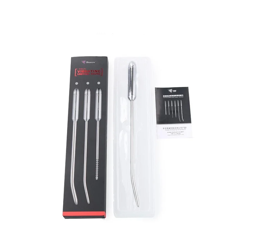 New 6 size for choose Metal Urethral Penis stick Plug Vibrator Stainless Steel Vibration male Catheter Dilators Sex Toy man | Красота и