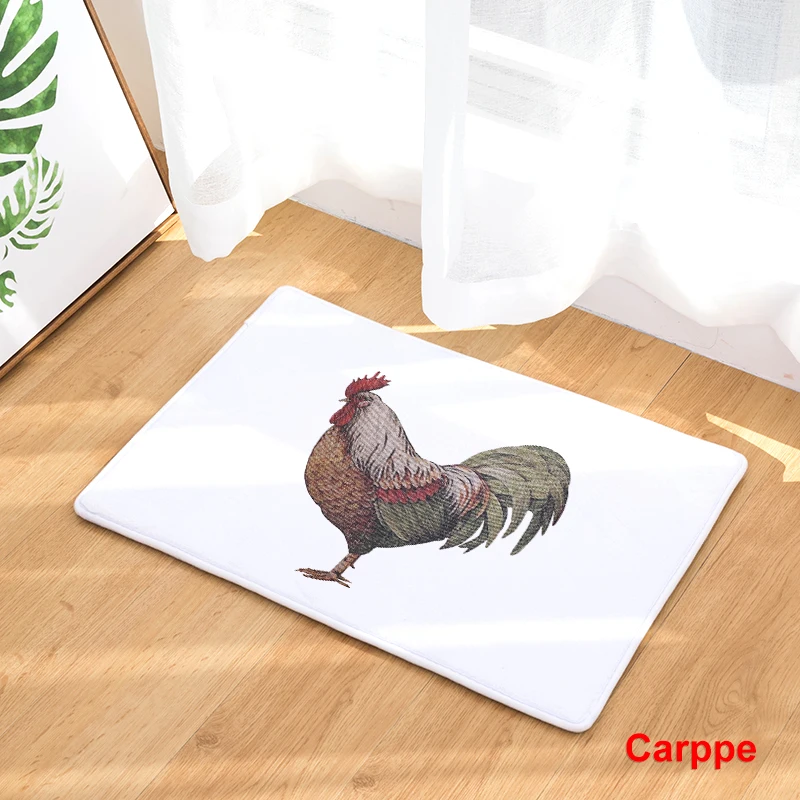 2017 Придверные коврики с принтом курицы для кухни ванной 40X60or50x80cm|printed mat|doormat carpetmat