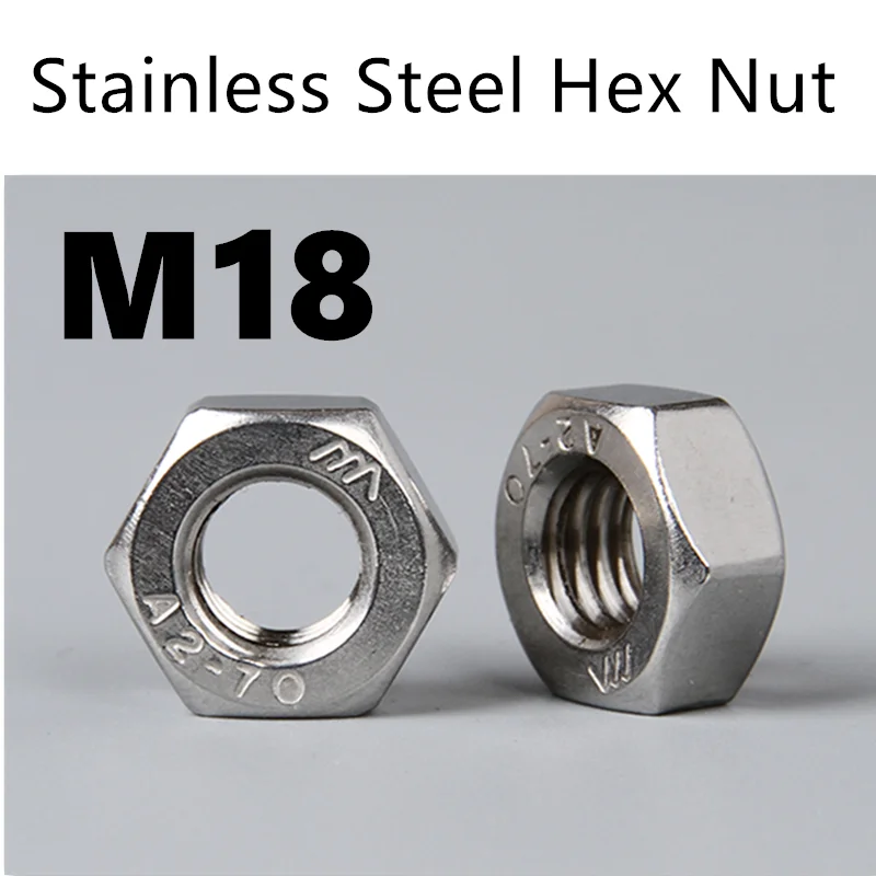 Бесплатная доставка 5 штук в упаковке шт./лот метрической резьбы DIN934 M18 304