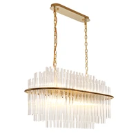 new rectangular design crystal chandelier lighting modern lamp ac110v 240v lustre living room dinning room lights fixture