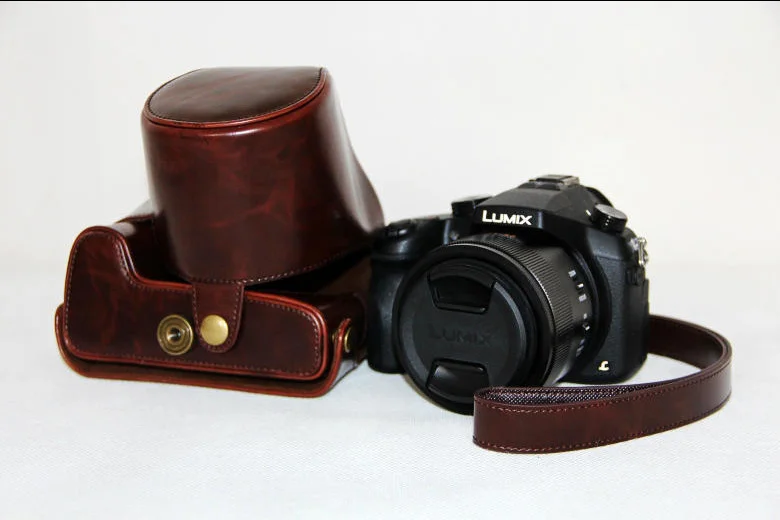 Новый чехол для камеры из искусственной кожи Panasonic Lumix DMC FZ1000 с ремешком 3 цвета|camera