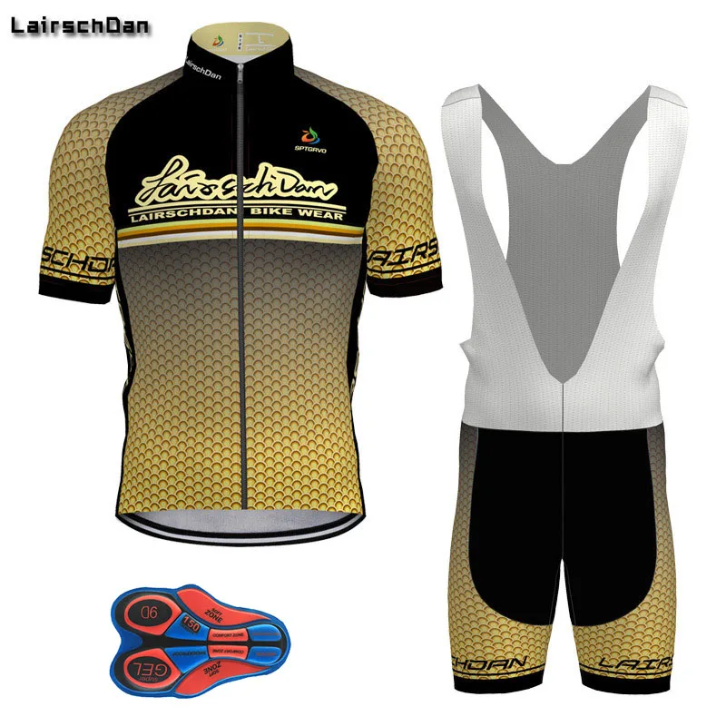 SPTGRVO LairschDan 2019 стиль Велоспорт Джерси комплект мужской летний короткий рукав mtb 9D