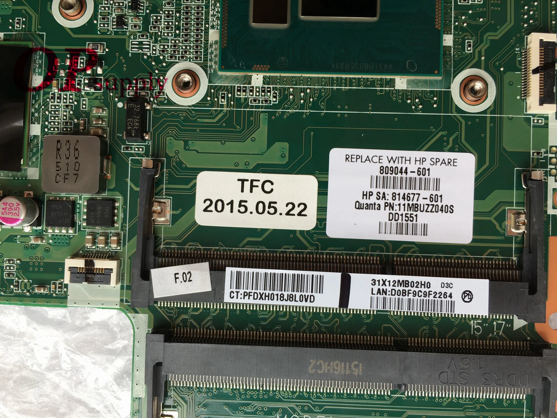 809046-501 809046-601 809046-001 laptop Motherboard For 15-AB I5-5200U motherboard DAX12MB1AD0 system | Компьютеры и офис