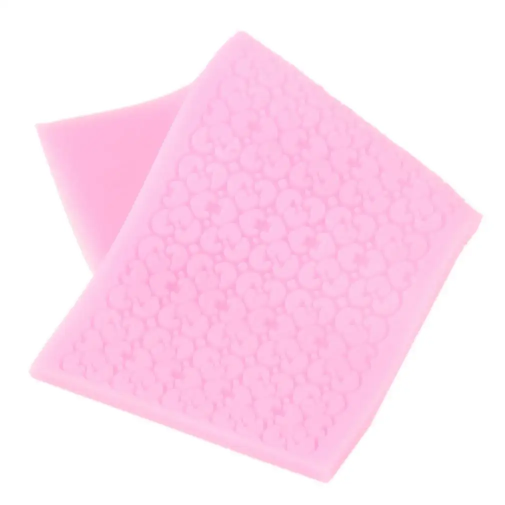 Прибытие Силиконовые Кружева Плесень Сахар Инструменты для украшения тортов из