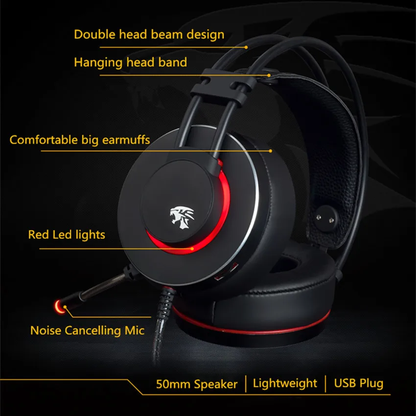 Askmeer V12 PC Gamer гарнитуры Игровые наушники USB стерео Игры гарнитура с микрофоном