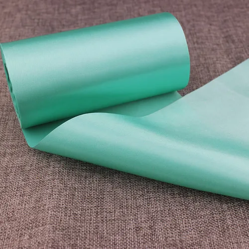 Tiffany blue 15 см 20 метров белая черная Длинная лента свадебное рождественское покрытие для стула Висячие потолочные ленты украшения свадебные принадлежности для вечеринок - Цвет: Tiffany blue