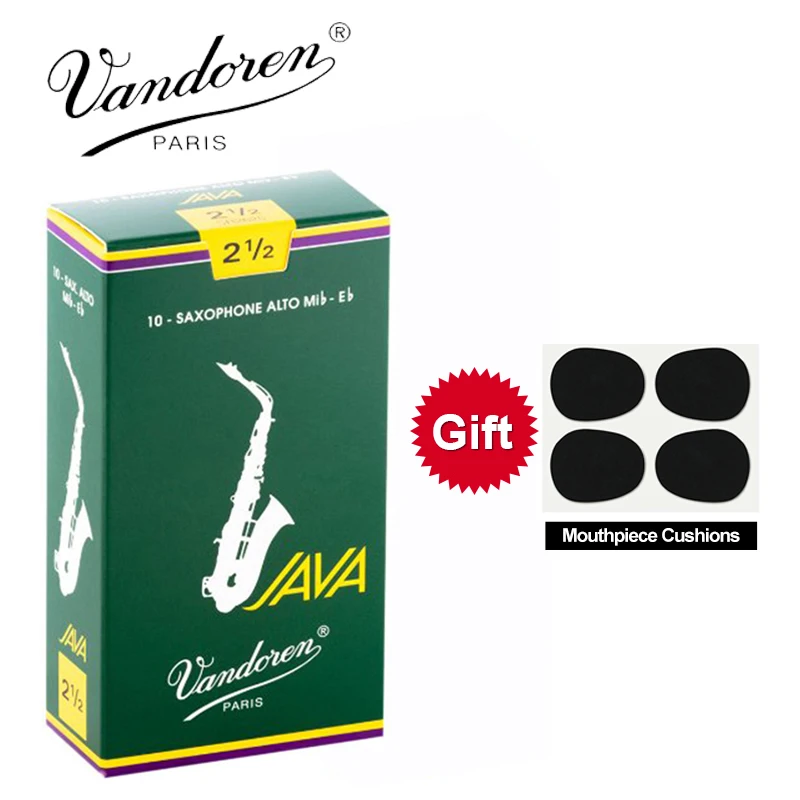 Оригинальный Французский Vandoren саксофон JAVA Alto Mib Eb язычки Strength 2 0 #2 5 #3 # серый