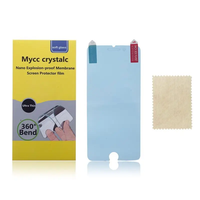 Mycc crystalc Nano Explosion-proof Screen Protector (Soft Glass) Protective Film For Nokia Asha 500 n500 | Мобильные телефоны и