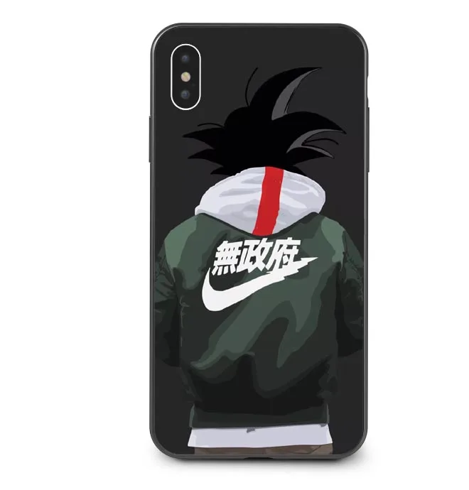 TPU Dragon Ball z goku DragonBall Coque Shell чехол для телефона черный мягкий чехол для iPhone X 7 8 Plus 6 6s Plus 5 5S SE XS MAX XR XS - Цвет: TPU