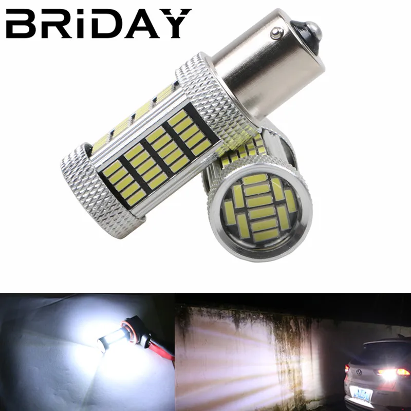2 шт. 1156 BA15S P21W 92 smd 4014 led Автомобильный задний фонарь тормозной светильник s Авто