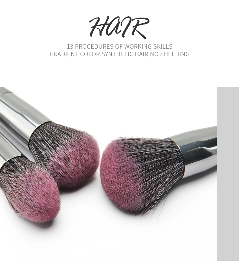 MSQ роскошные 15 шт Pro кисти для макияжа Набор Фонд Eye Liner контур Make Up Brush Наборы градиент синтетические волосы смола ручка