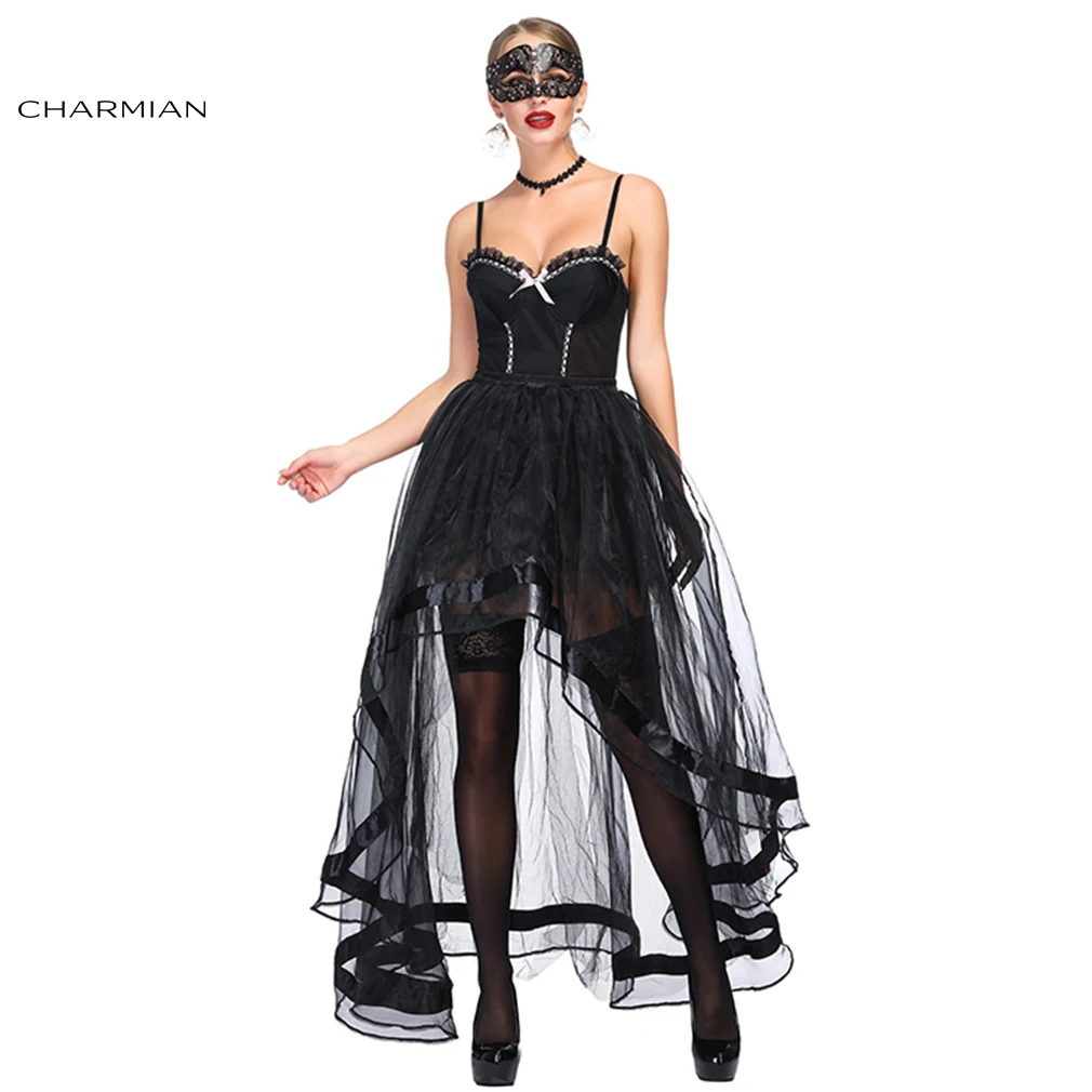Charmian женский сексуальный черный из прозрачной ткани сетчатый цветочный