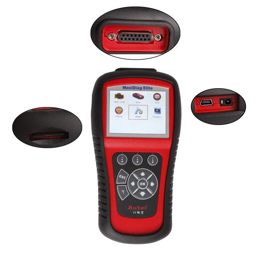 Autel MaxiDiag Elite MD802 Все Системы + модель DS сканер бесплатного обновления онлайн |