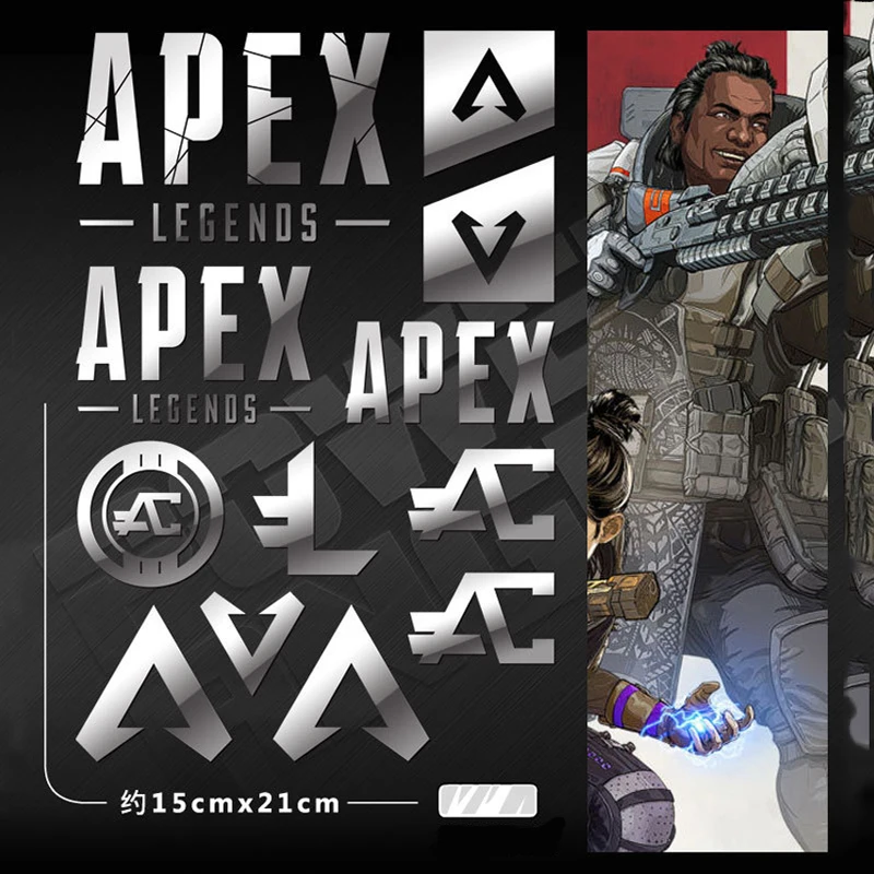 Металлическая наклейка Apex Legends Hero Titan игровой периферический мобильный телефон