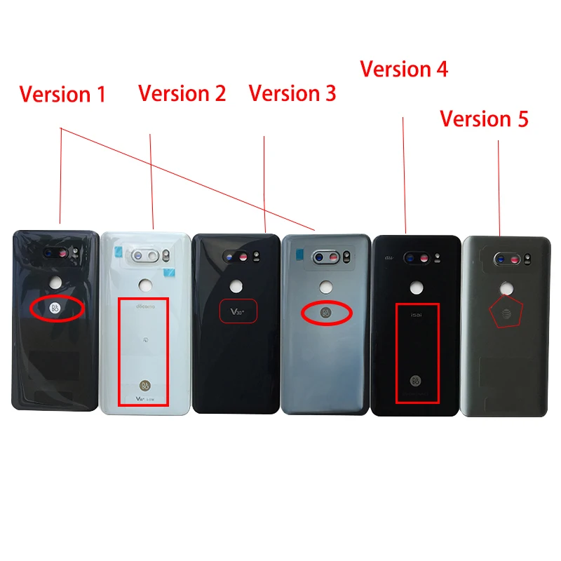 BINYEAE оригинальный новый стеклянный задний корпус для LG V30 чехол крышка