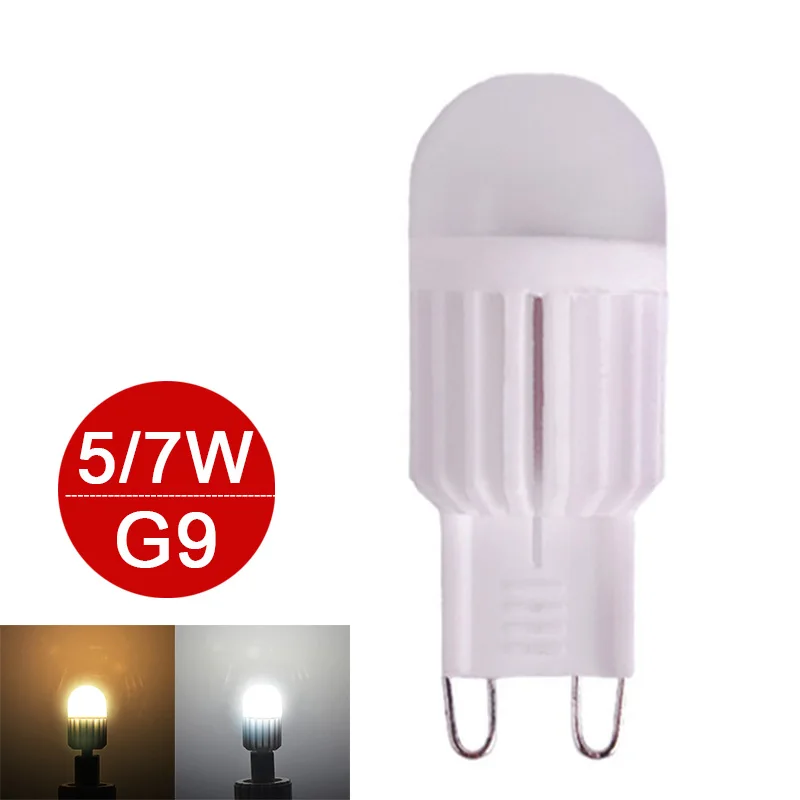 Светодиодная лампа G9 Mini LED 220V Керамическая люстра освещение супер яркость
