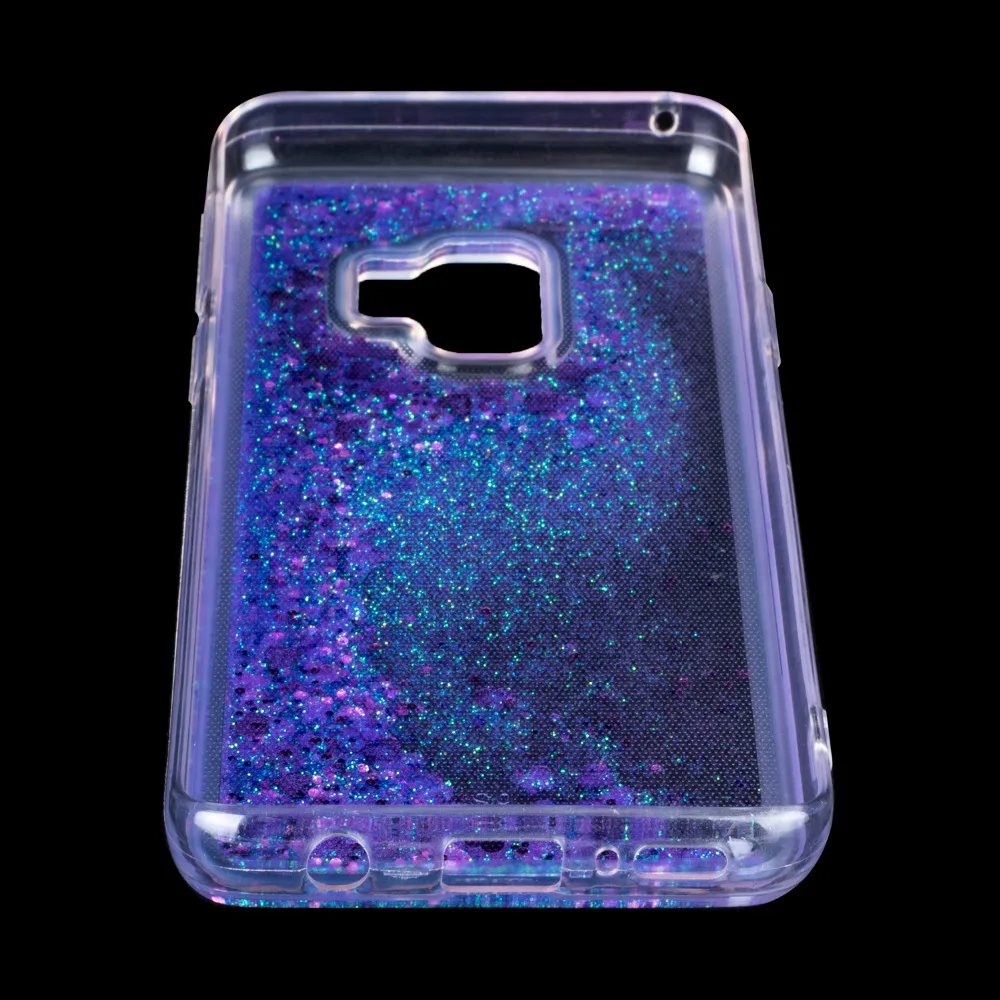 Чехол с жидким блеском для samsung Galaxy S9 S8 S7 S6 S5 Edge Plus Dynamic Quicksand Star Love Силиконовый ТПУ
