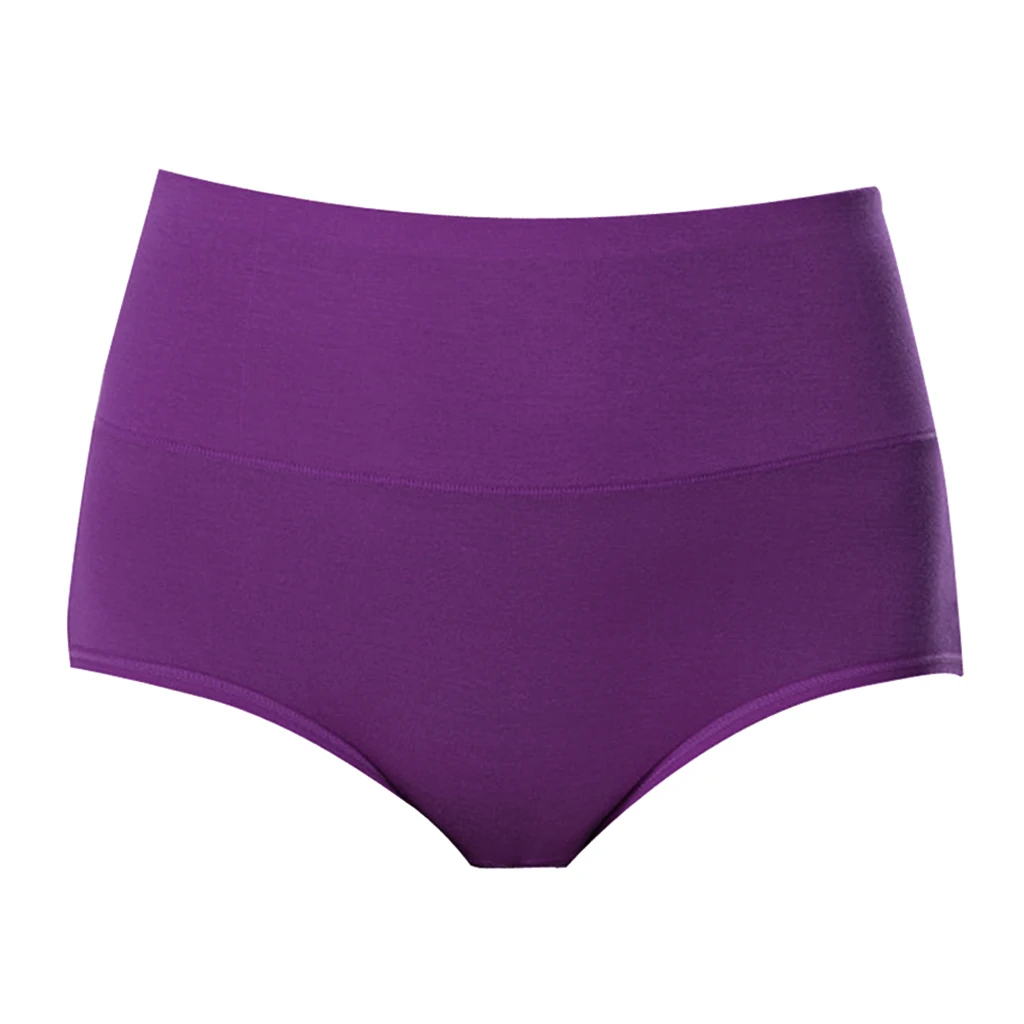 Purple Женские послеродовые менструальные защитные хлопковые трусики нижнее белье с герметичной подкладкой - Цвет: Purple