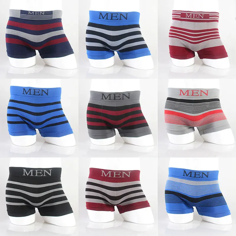 Сексуальные боксеры Мужское нижнее белье трусы мужские сетчатые шорты Cueca