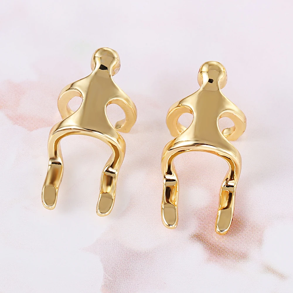 Ear Clip Cuff Wrap Earrings No Piercing-Clip On Silver clip on earring | Украшения и аксессуары