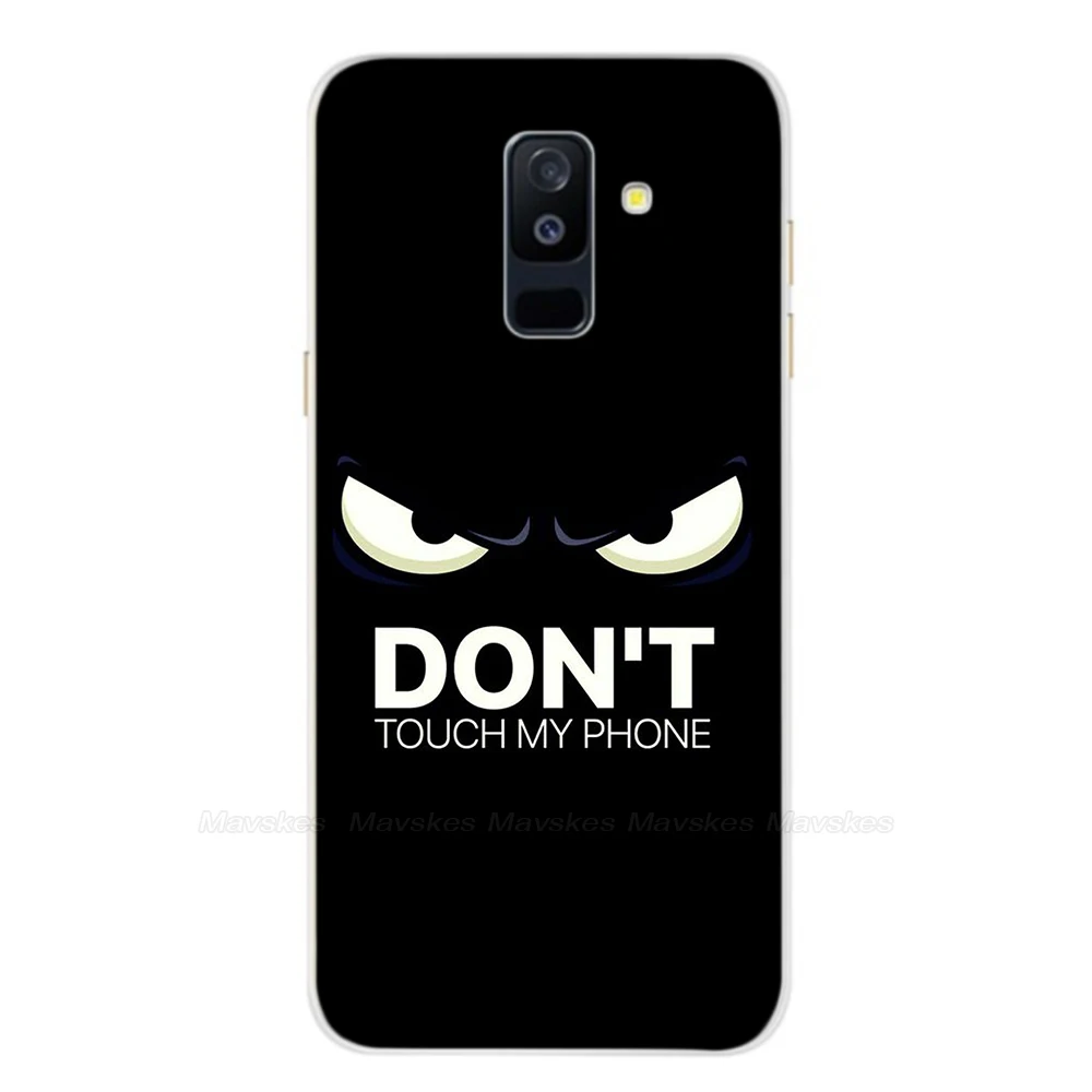 19 Силиконовый чехол для samsung Galaxy A6, прозрачный мультяшный Мягкий ТПУ чехол для телефона s, задняя крышка для samsung Galaxy A6 A 6 Plus - Цвет: 19