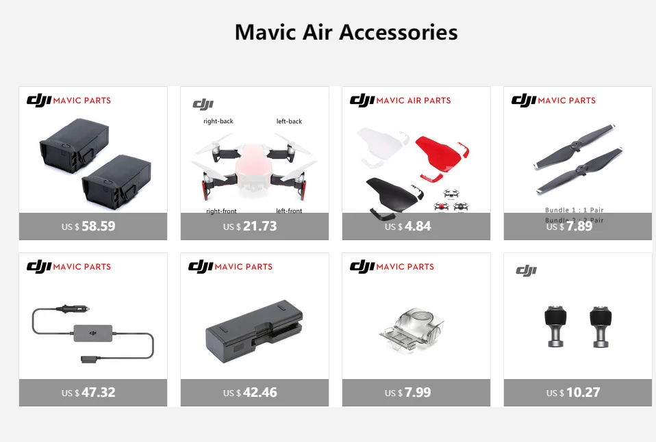 Оригинальное зарядное устройство для DJI Mavic Air, зарядное устройство для автомобиля, Интеллектуальная батарея для полета DJI через автомобиль