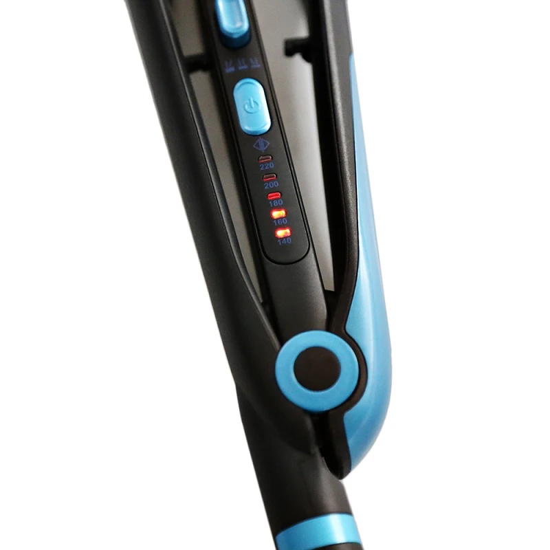Kemei KM-2209 Hair Straightener Professional 2 in 1 Iionic Straightening Iron &amp Curler Styling Tool Curling Irons | Красота и