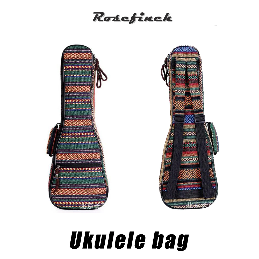23 дюймов Гавайский мини гитарный тюнер Ukulele из красного дерева капо сумка струны