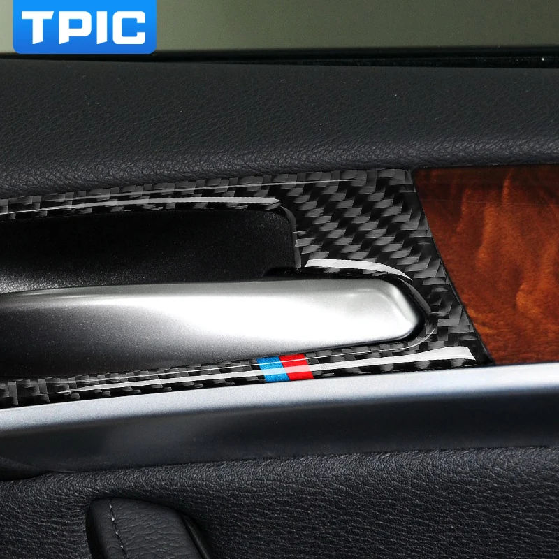 Наклейки на дверь из углеродного волокна для BMW E70 E71 X5 X6 2008 2013 2014|carbon interior trim|carbon fiber