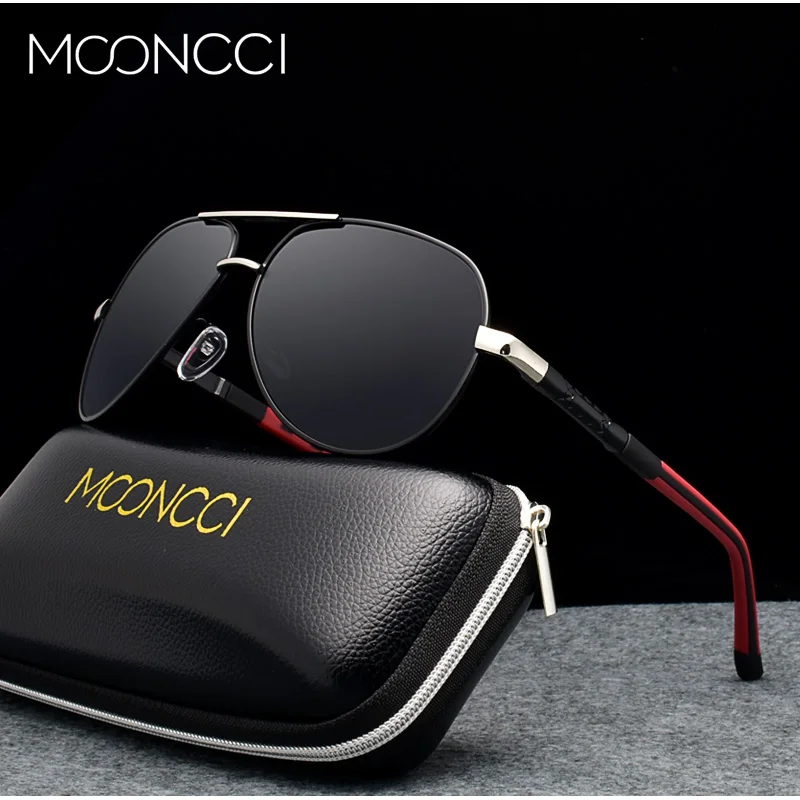 

MOONCCI Aluminum Aviation Sunglasses Men Polarized Retro Sun Glasses Male Top Quality Driving Polaroid Glasses Oculos gafas